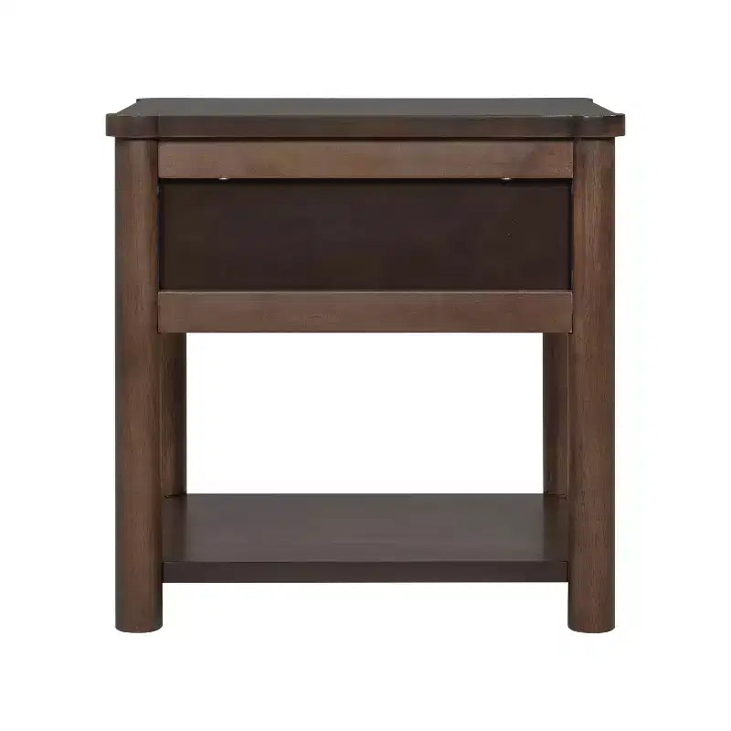 Christopher Knight Home Eliana Comodino Moderno Rustico in Legno con Cassetto e Ripiano Aperto