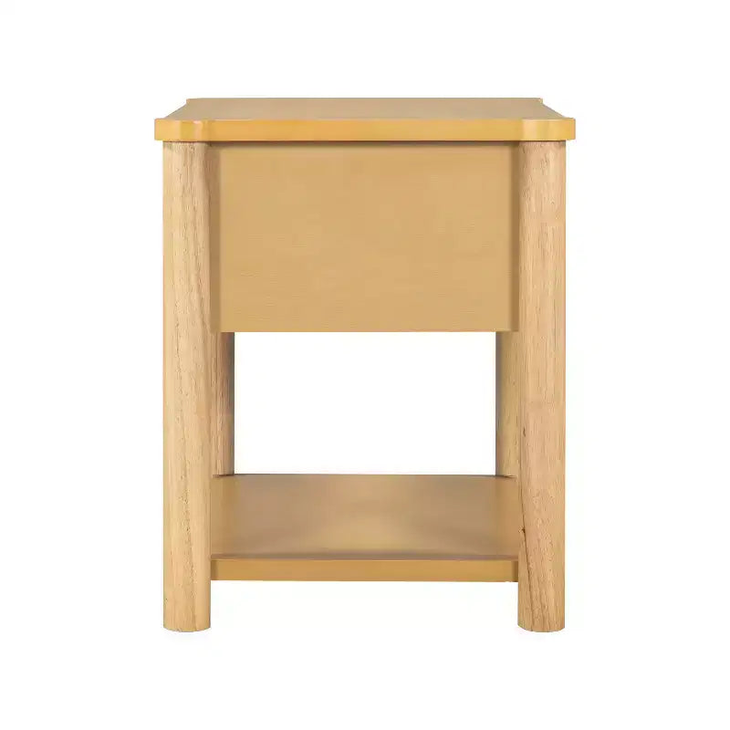 Christopher Knight Home Eliana Comodino Moderno Rustico in Legno con Cassetto e Ripiano Aperto