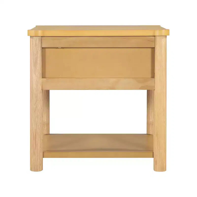 Christopher Knight Home Eliana Comodino Moderno Rustico in Legno con Cassetto e Ripiano Aperto