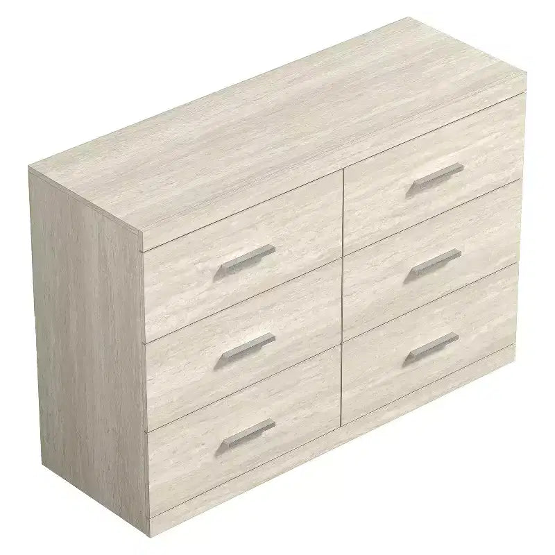 Cassettiera Galano Carmelo a 6 cassetti (Interlock) - Travertino