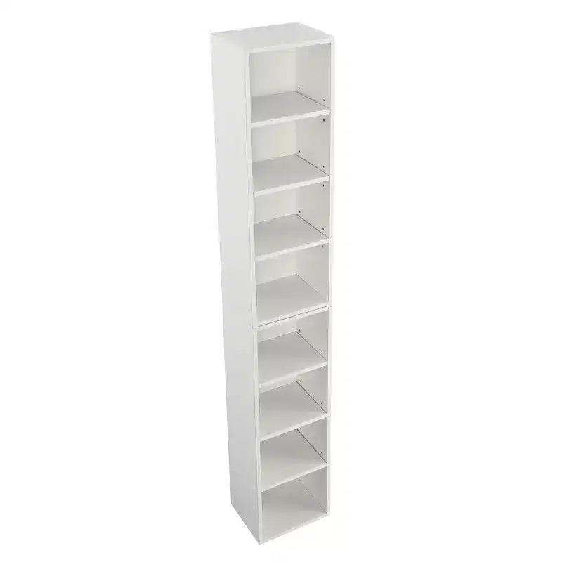 Okak Scaffale Sottile, Scaffali Portaoggetti a 8 Ripiani, Libreria Alta per Libri e CD, Organizzatore per Soggiorno, Corridoio, Ufficio
