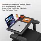 Sedia da ufficio ergonomica Newtral - MAGICH003+LAPD - Nera