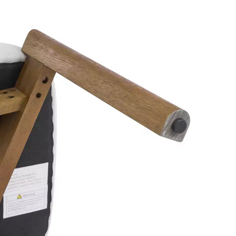 Christopher Knight Home Elias Sedie da Pranzo Scandinave Moderne in Legno di Gomma con Sedile Imbottito