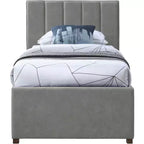 Meridian Furniture, Letto a rotelle singolo Hudson in pelle vegana