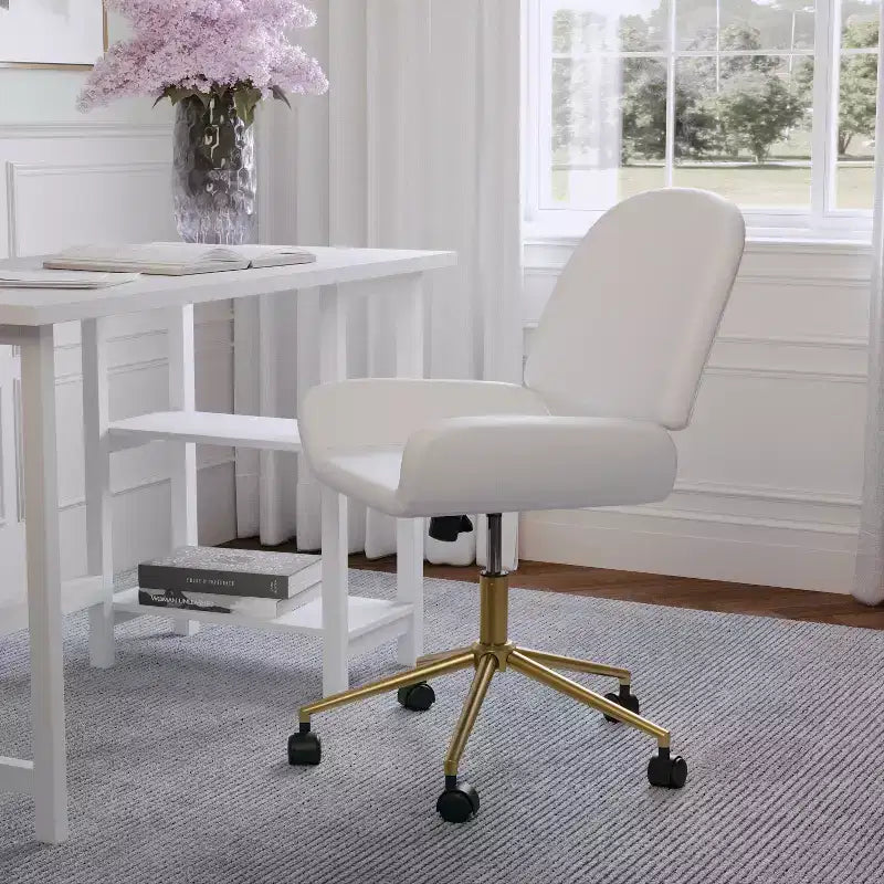 Sedia da ufficio imbottita Tyla di Martha Stewart
