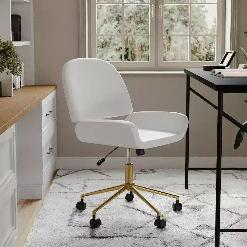 Sedia da ufficio imbottita Tyla di Martha Stewart