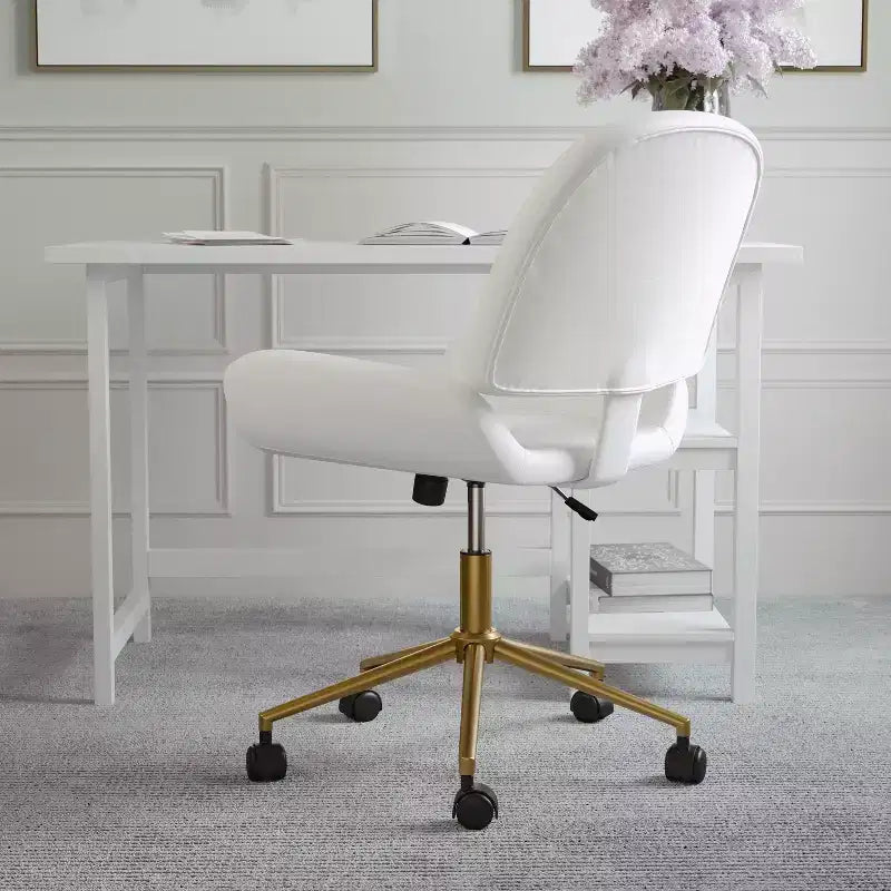 Sedia da ufficio imbottita Tyla di Martha Stewart