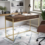 Scrivania Martha Stewart Ollie per ufficio con 3 cassetti