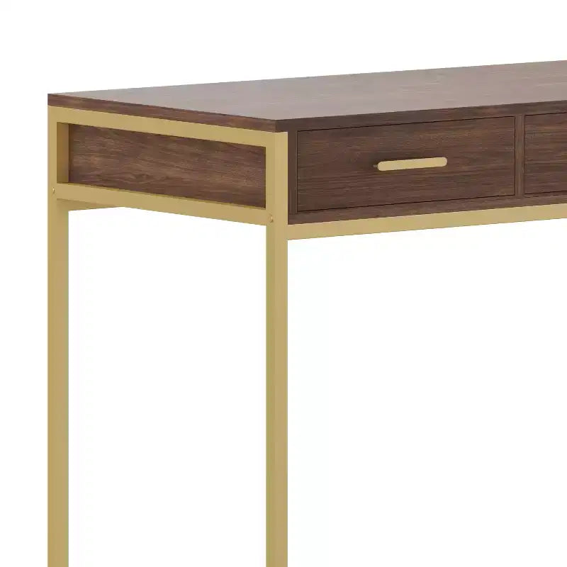 Scrivania Martha Stewart Ollie per ufficio con 3 cassetti