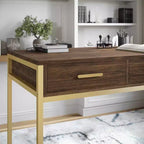 Scrivania Martha Stewart Ollie per ufficio con 3 cassetti