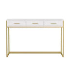 Scrivania Martha Stewart Ollie per ufficio con 3 cassetti
