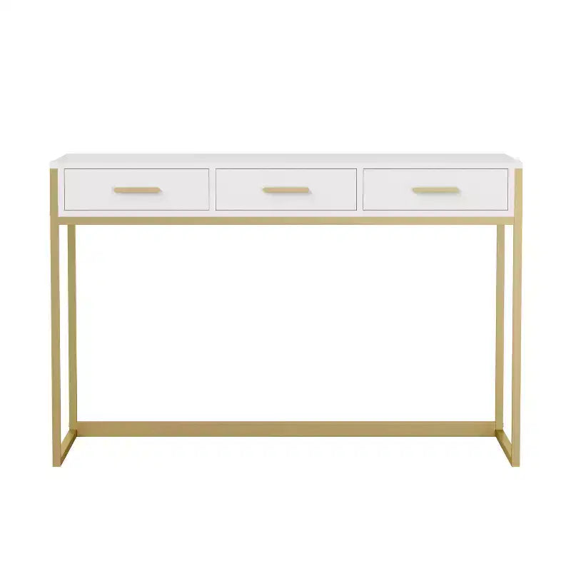 Scrivania Martha Stewart Ollie per ufficio con 3 cassetti