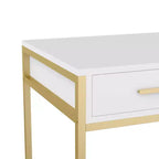 Scrivania Martha Stewart Ollie per ufficio con 3 cassetti