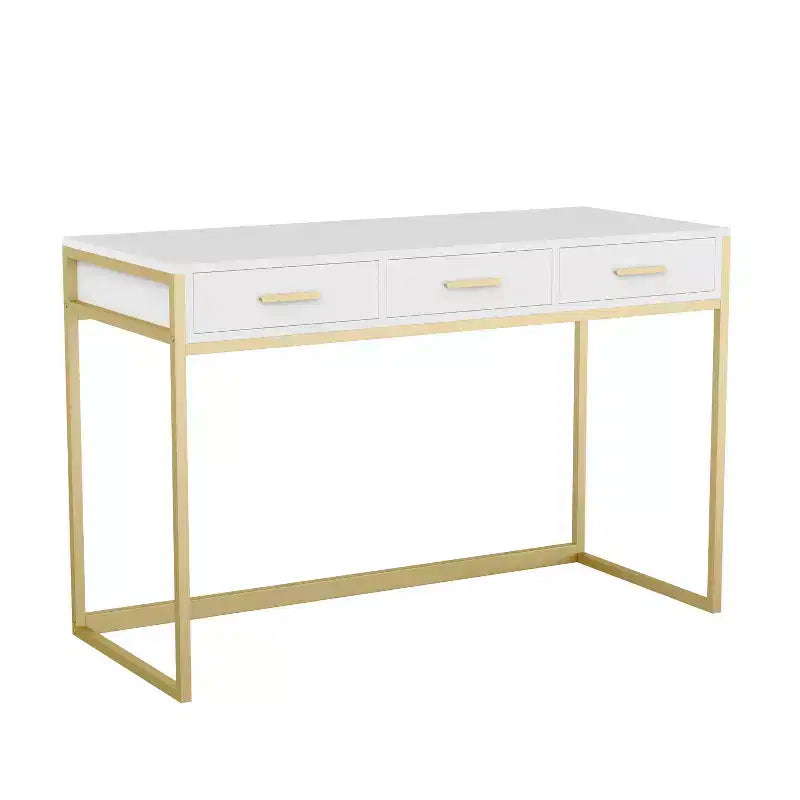 Scrivania Martha Stewart Ollie per ufficio con 3 cassetti
