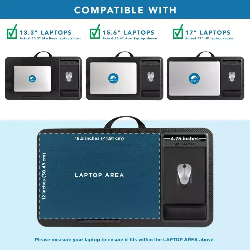 LAPGEAR Elevation Pro 17 Lap Desk