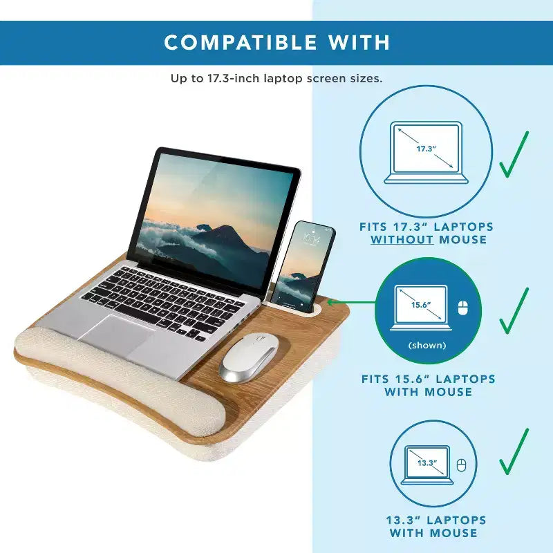 Tavolo portatile da letto per laptop LAPGEAR