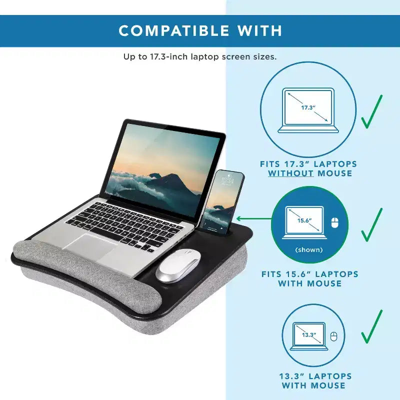 Tavolo portatile da letto per laptop LAPGEAR