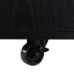 Tavolino da caffè multi-funzione moderno Zeus & Ruta con piano sollevabile, contenitore nascosto, 4 sgabelli e rotelle, perfetto per soggiorni moderni