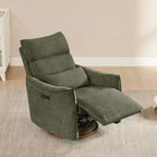 Spruce & Spring Poltrona reclinabile girevole elettrica doppio motore con cuscino lombare per cameretta