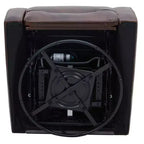 Poltrona reclinabile girevole con movimento a dondolo Spruce & Spring Leather Power con poggiatesta motorizzato
