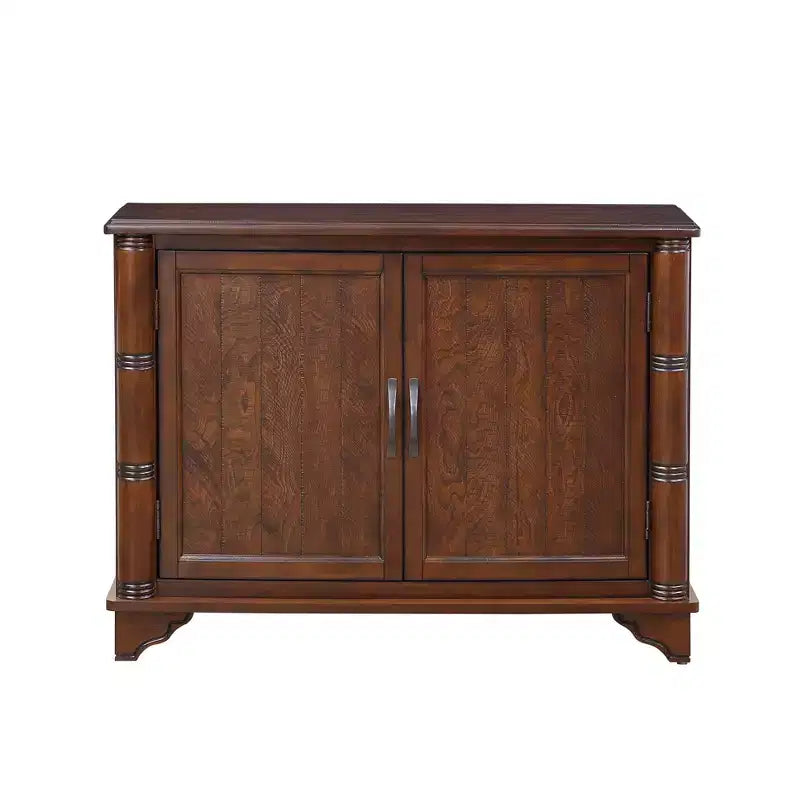 Okak Mobile Buffet 40 pollici, Madia con 2 Ante e Piano in Legno, Mobile Contenitore per Soggiorno, Sala da Pranzo, Cucina