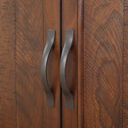 Okak Mobile Buffet 40 pollici, Madia con 2 Ante e Piano in Legno, Mobile Contenitore per Soggiorno, Sala da Pranzo, Cucina