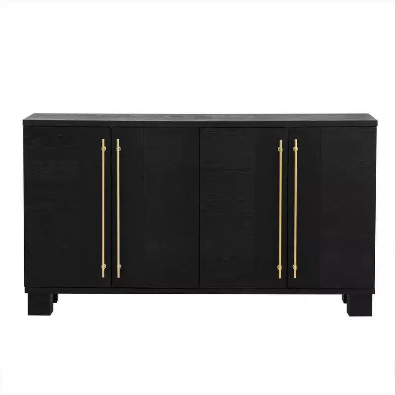 Credenza moderna Okak, credenza a buffet con 4 ante e 4 ripiani, armadietto contenitore per soggiorno, sala da pranzo, cucina