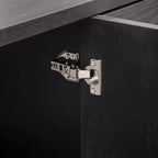 Credenza moderna Okak, credenza a buffet con 4 ante e 4 ripiani, armadietto contenitore per soggiorno, sala da pranzo, cucina