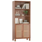 Okak Mobile Credenza Minimalista, Credenza a 2 Ante e 5 Ripiani, Mobile Contenitore per Soggiorno, Ingresso, Corridoio