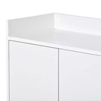 Okak Credenza Elegante, Mobile Buffet con 4 Ante e 4 Ripiani, Mobile Contenitore per Soggiorno, Sala da Pranzo, Cucina
