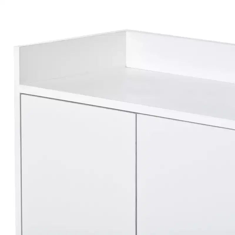 Okak Credenza Elegante, Mobile Buffet con 4 Ante e 4 Ripiani, Mobile Contenitore per Soggiorno, Sala da Pranzo, Cucina