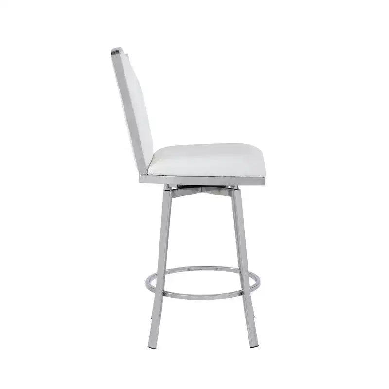 Chintaly Imports, Sgabello da bancone girevole contemporaneo Design con schienale