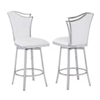Chintaly Imports, Sgabello da bancone girevole contemporaneo Design con schienale