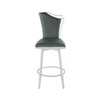 Chintaly Imports, Sgabello da bancone girevole contemporaneo Design con schienale