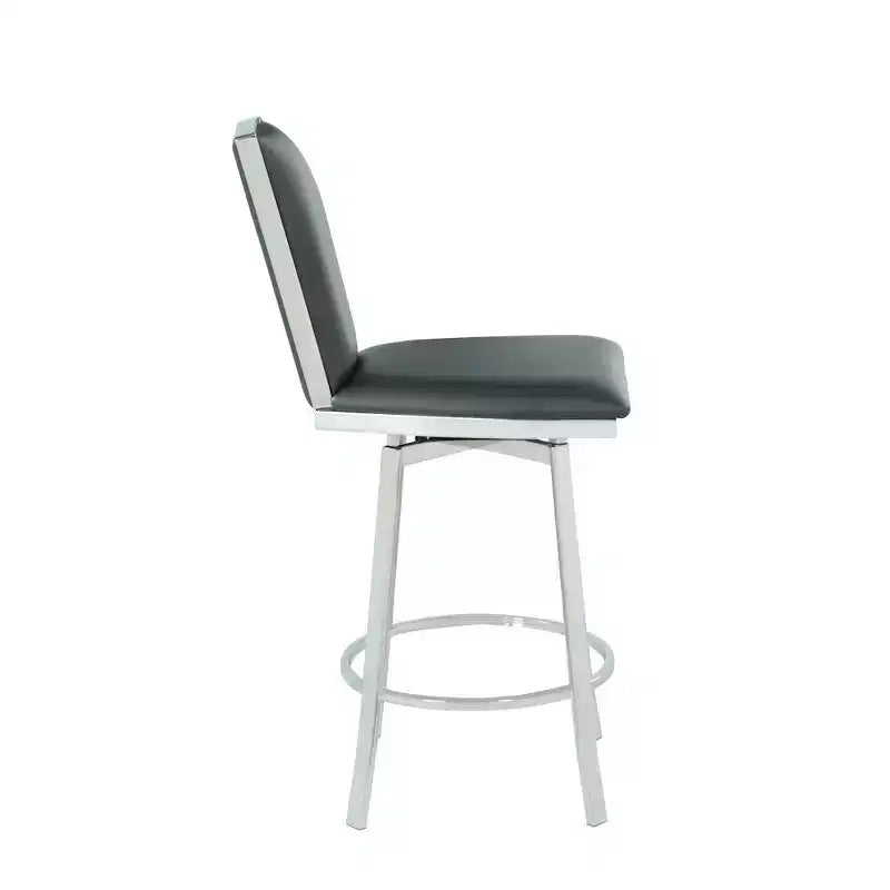 Chintaly Imports, Sgabello da bancone girevole contemporaneo Design con schienale