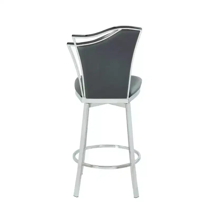Chintaly Imports, Sgabello da bancone girevole contemporaneo Design con schienale