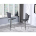 Chintaly Imports, Sgabello da bancone girevole contemporaneo Design con schienale