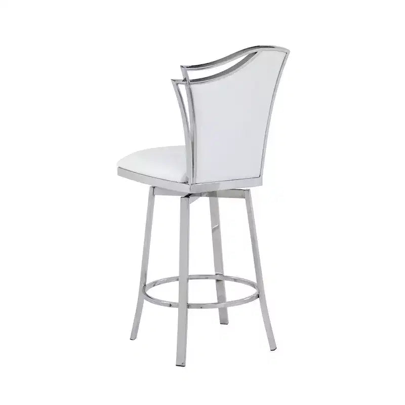 Chintaly Imports, Sgabello da bancone girevole contemporaneo Design con schienale