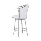 Chintaly Imports, Sgabello da bancone girevole contemporaneo Design con schienale
