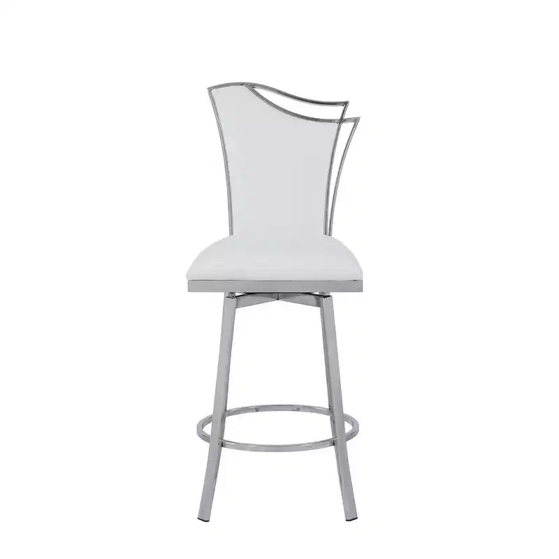 Chintaly Imports, Sgabello da bancone girevole contemporaneo Design con schienale
