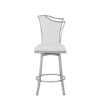 Chintaly Imports, Sgabello da bancone girevole contemporaneo Design con schienale
