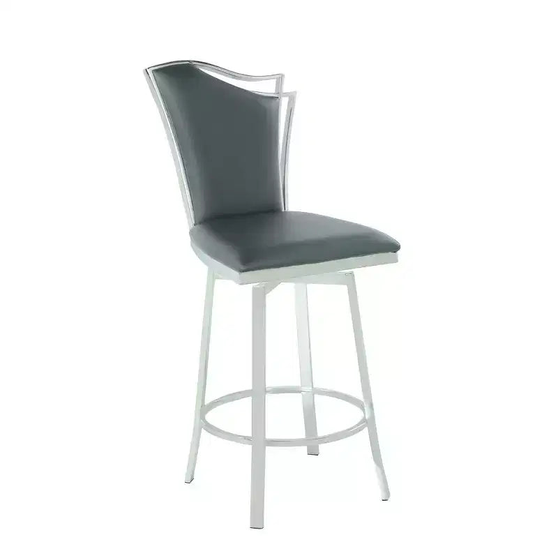 Chintaly Imports, Sgabello da bancone girevole contemporaneo Design con schienale