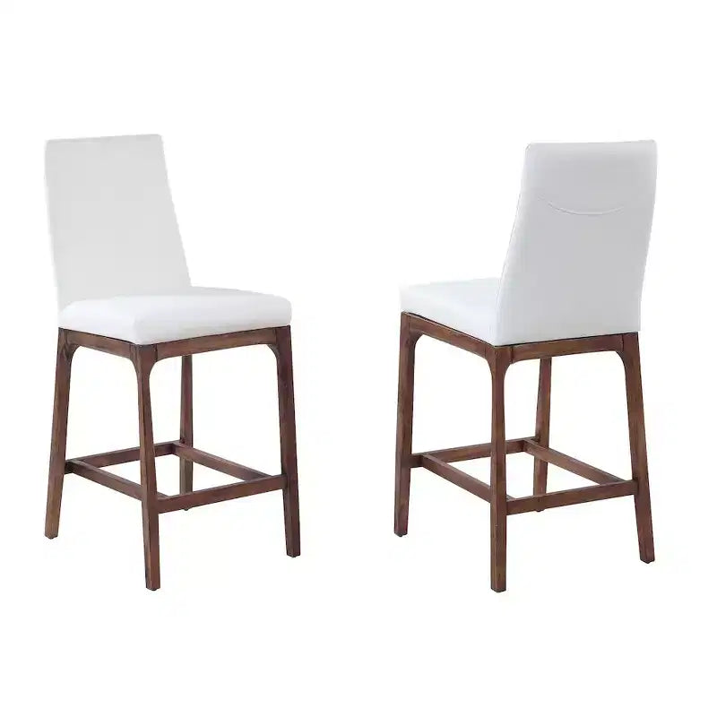 Chintaly Imports, Sgabello da bancone moderno, Base in legno massello