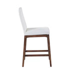 Chintaly Imports, Sgabello da bancone moderno, Base in legno massello