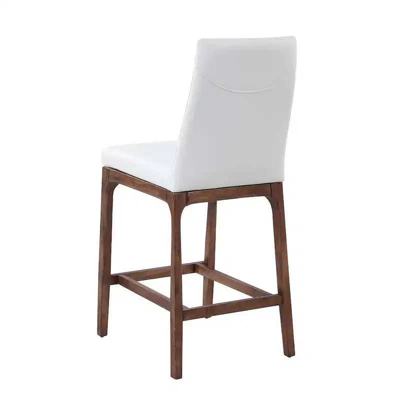 Chintaly Imports, Sgabello da bancone moderno, Base in legno massello