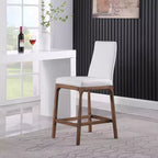 Chintaly Imports, Sgabello da bancone moderno, Base in legno massello