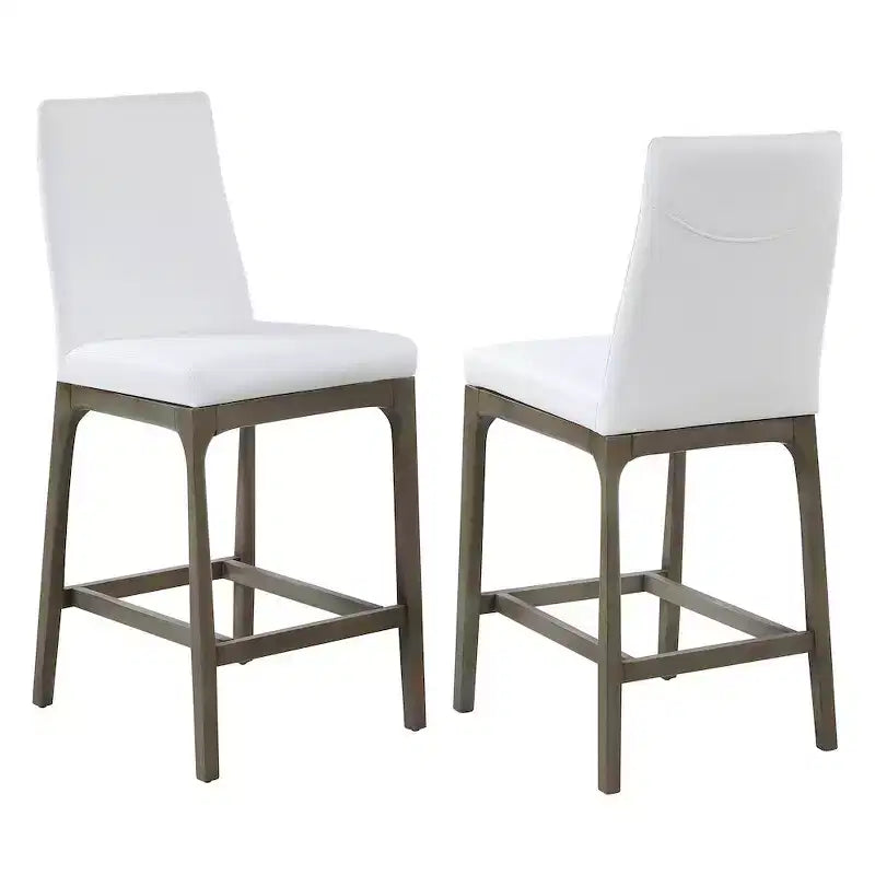Chintaly Imports, Sgabello da bancone moderno, Base in legno massello