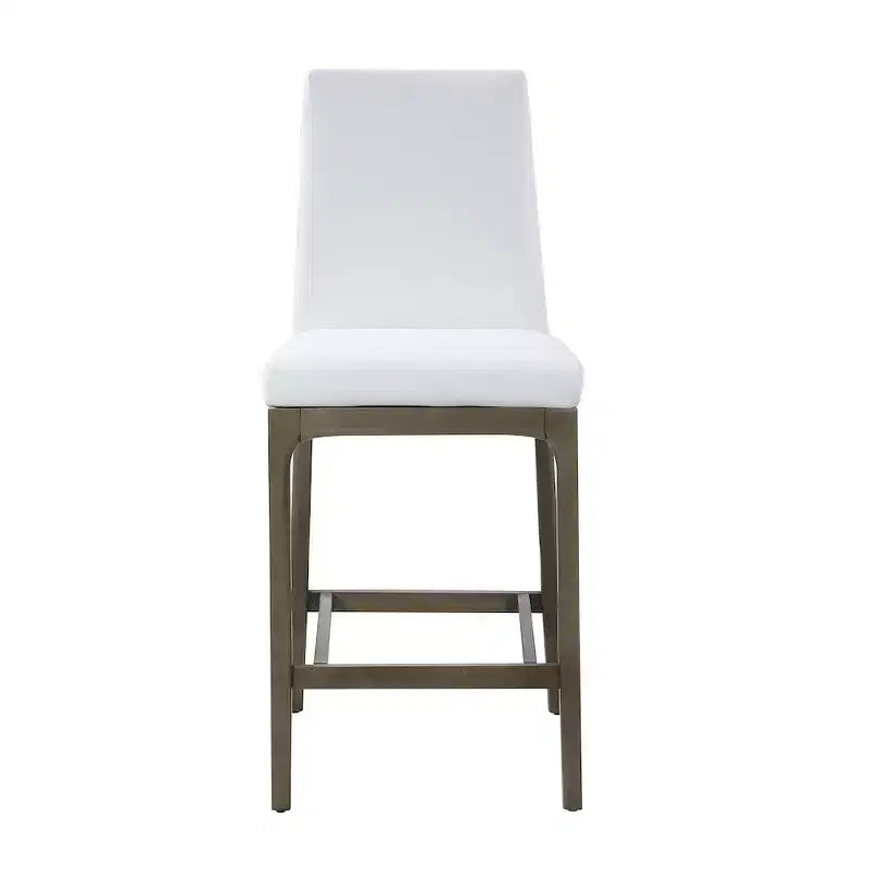 Chintaly Imports, Sgabello da bancone moderno, Base in legno massello
