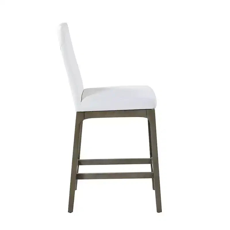 Chintaly Imports, Sgabello da bancone moderno, Base in legno massello
