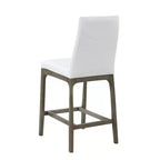 Chintaly Imports, Sgabello da bancone moderno, Base in legno massello